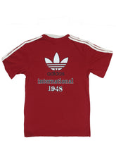 Title: Adidas International 1948 Maroon T-Shirt